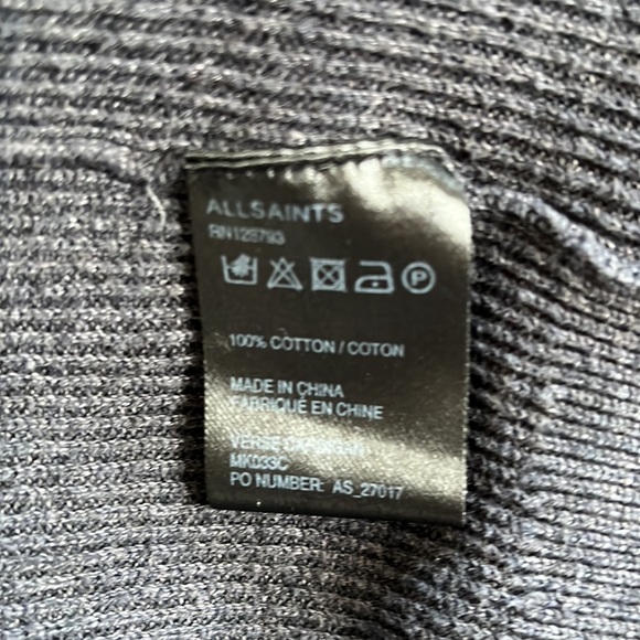 All saints Verse ribbed open cardigan, size large - Picture 7 of 11
